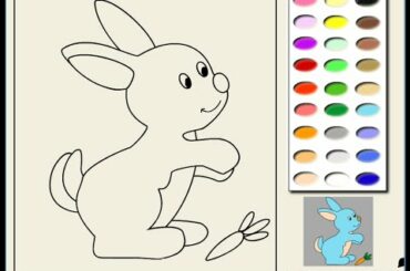Free Bunny Coloring Pages For Kids - Bunny Coloring Pages