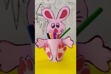 Kids Time Plastic Bottle becomes cute Bunny Pen Holder Facebook