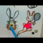 손그림그리기/How to draw Animals/Cute Rabbit Drawing & Coloring/12지띠 동물 그림그리기 "토끼"/the Year of the Rabbit