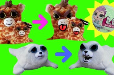 Feisty Pets Toys Giraffe  Bunny Rabbit Seal Crazy Teeth