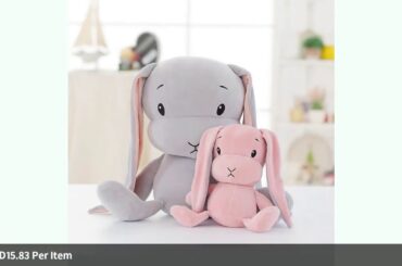 30/50/70CM Lucky Cute Rabbit Plush Toy Stuffed Soft Rabbit Doll Baby Kids Toys Animal Toy Birthda...