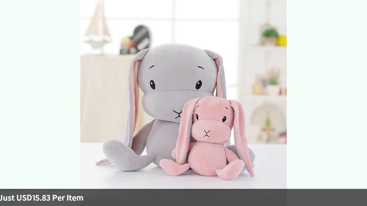 30/50/70CM Lucky Cute Rabbit Plush Toy Stuffed Soft Rabbit Doll Baby Kids Toys Animal Toy Birthda...