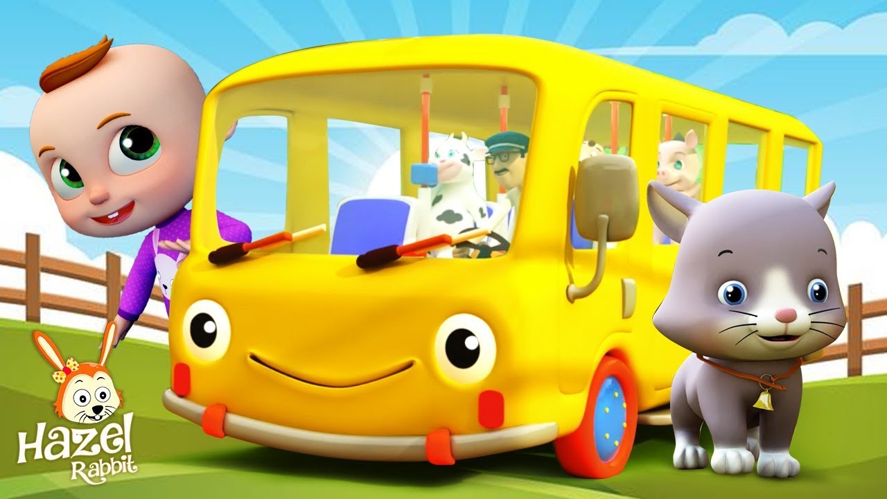 🚍 The Bus Song for Kids 🚌 Nursery Rhymes & Baby Songs