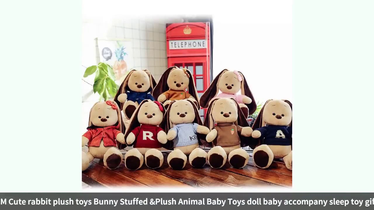 60CM Cute rabbit plush toys Bunny Stuffed &Plush Animal Baby Toys doll baby accompany sleep t...