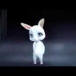 cute rabbit talking