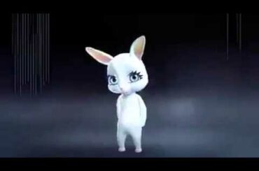cute rabbit talking