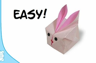 Easter Origami Inflatable Bunny. (Easy Instructions) (Full HD)