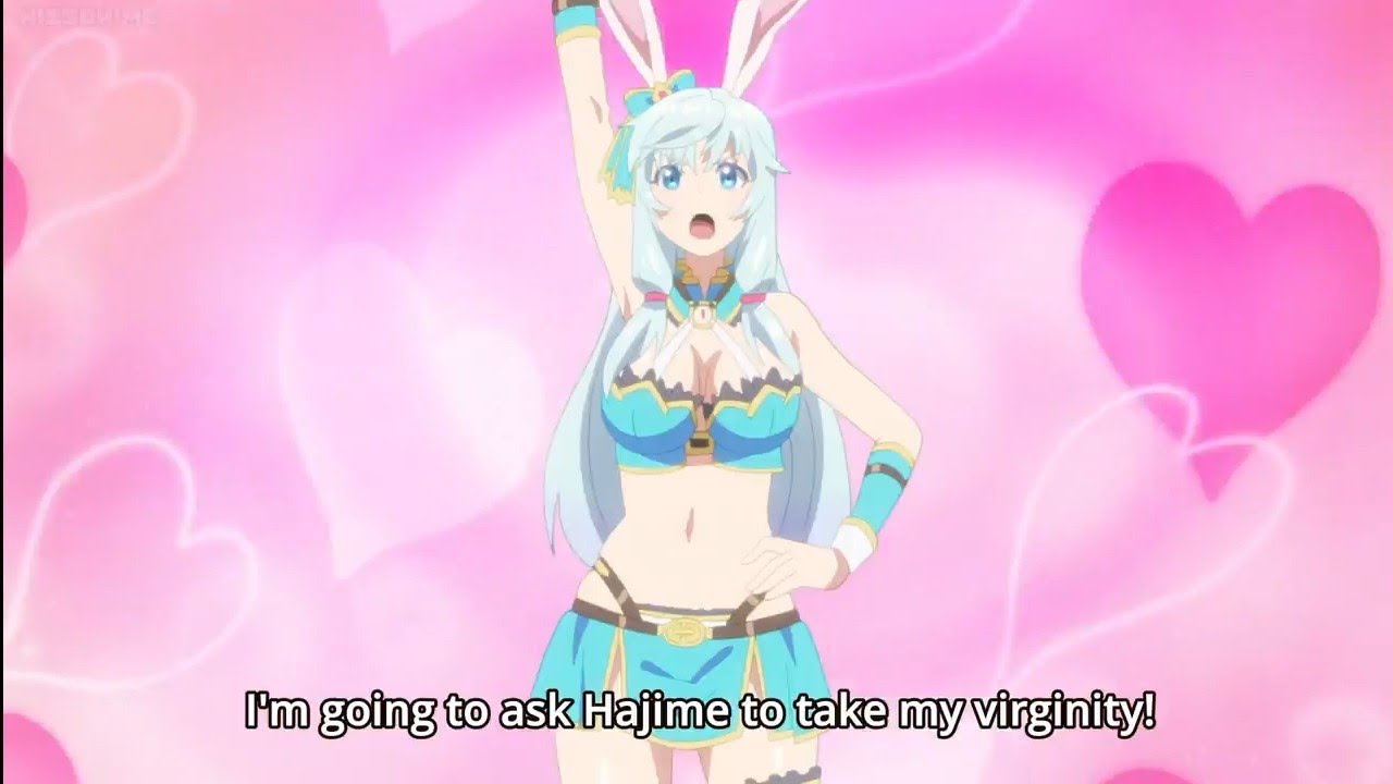 Bunny Girl Shea wants Hajime to take her virginity