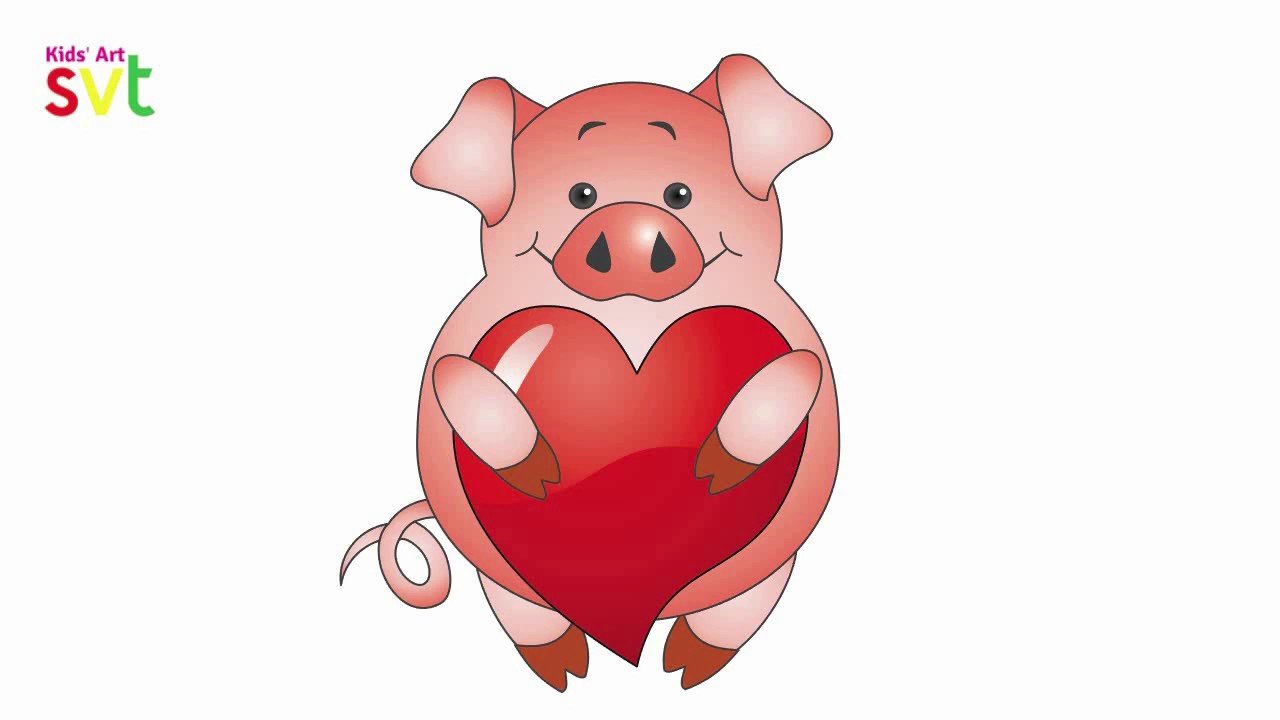 Valentine cute bunny red heart decor