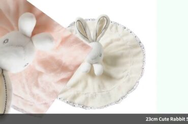 23cm Cute Rabbit Shape Soft Plush Doll Comfort Towel Soft Appease Dolls Stuffed Animal Bunny Toys...