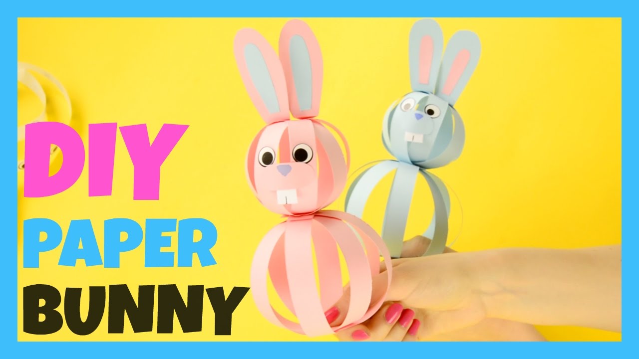 Paper Bunny Craft - simple bunny craft idea