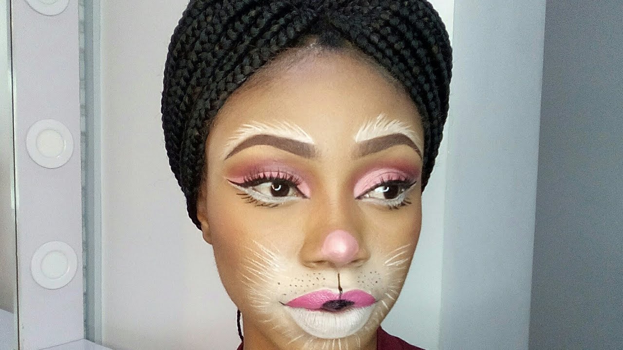 Cute bunny makeup | Creative makeup tutorial