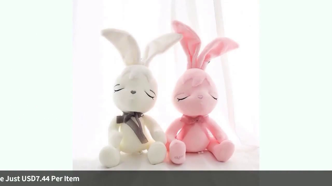 26CM Cute rabbit plush toys Bunny Stuffed &Plush Animal Baby Toys Doll Baby Accompany Sleep T...