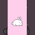 Autumn pink cute rabbit animated Animated