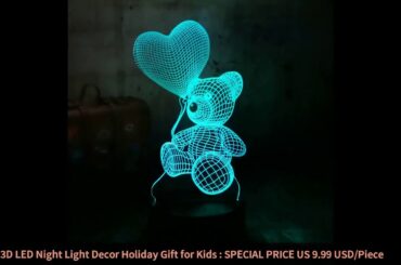 Cute New 2019 Baby Teddy Bear Hold Love Heart Balloon 7 Color