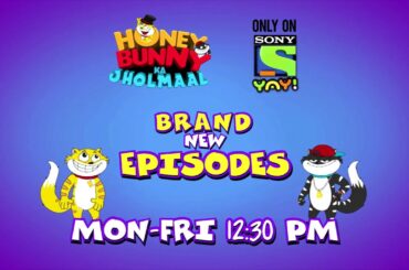 Honey Bunny Cartoon Video for kids | बच्चों के लिए चुटकुले | Sony YAY!