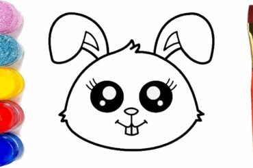 تعليم كيفية رسم ارنب كيوت 🐰 للاطفال الصغار | تعليم الرسم للاطفال