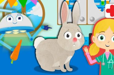 Jimmy The Rabbit Visits Dr Poppy's Pet Rescue | Cartoon Animals For Kids