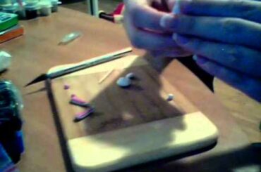 polymer clay cute baby rabbit