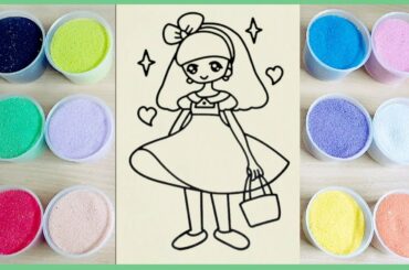 [ Colored Sand Paintings ]** Barbie Princess