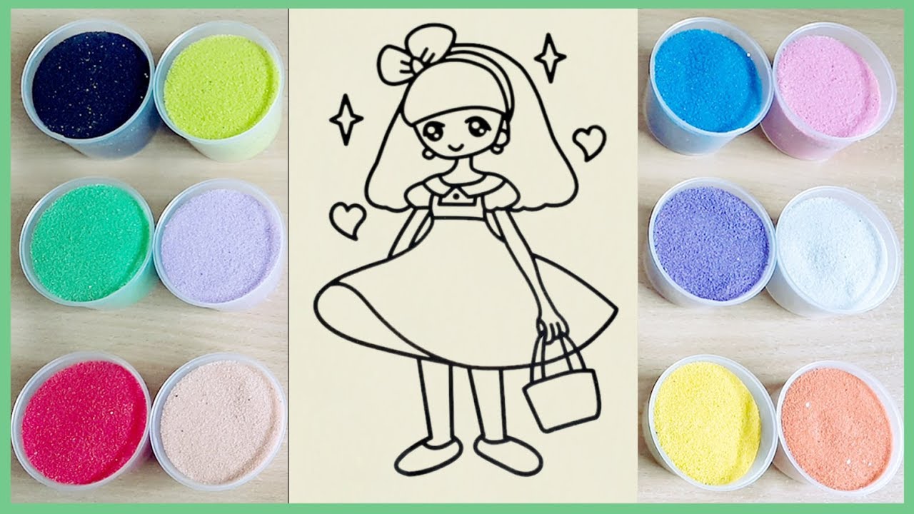 [ Colored Sand Paintings ]** Barbie Princess