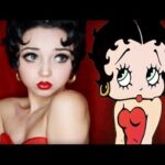Betty Boop Makeup Transformation Tutorial