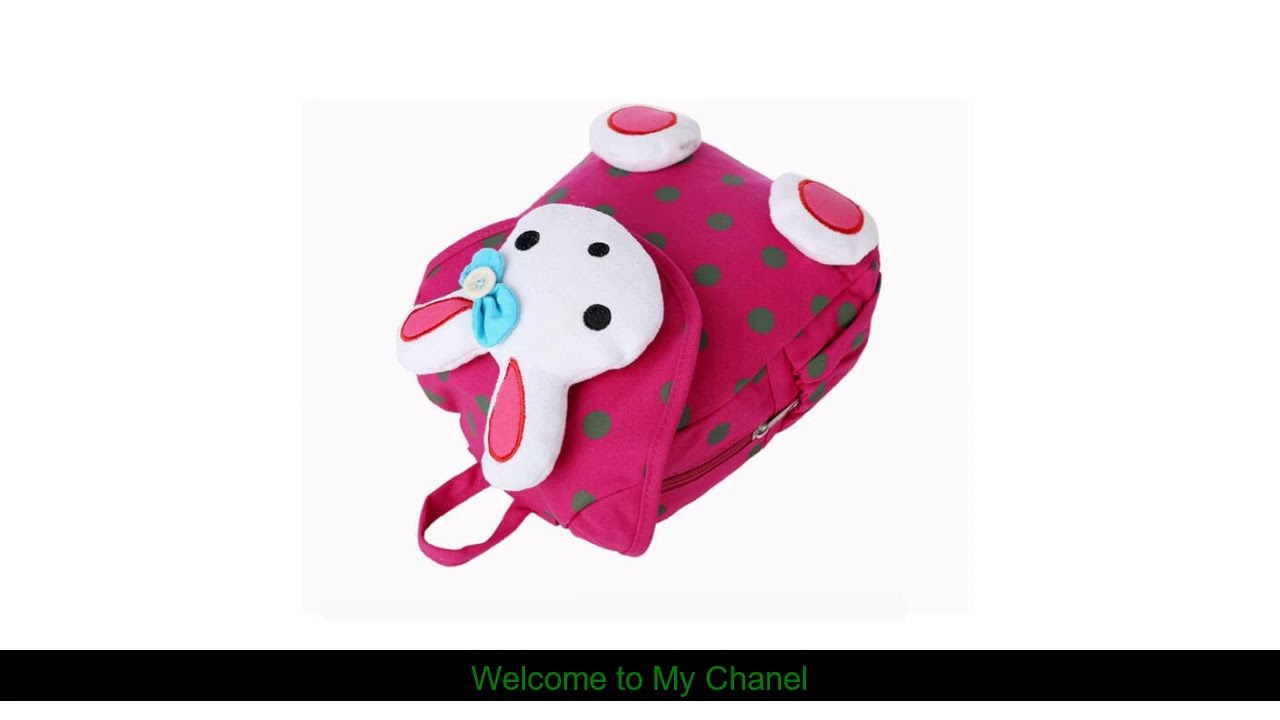 Amazing Best Cute Rabbit Toddler Backpack Softback Canvas Schoolbag Children Gifts Kindergarten Gir