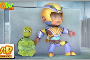 Vir The Robot Boy | Hindi Cartoon For Kids | The turtle train | Animated Series| Wow Kidz