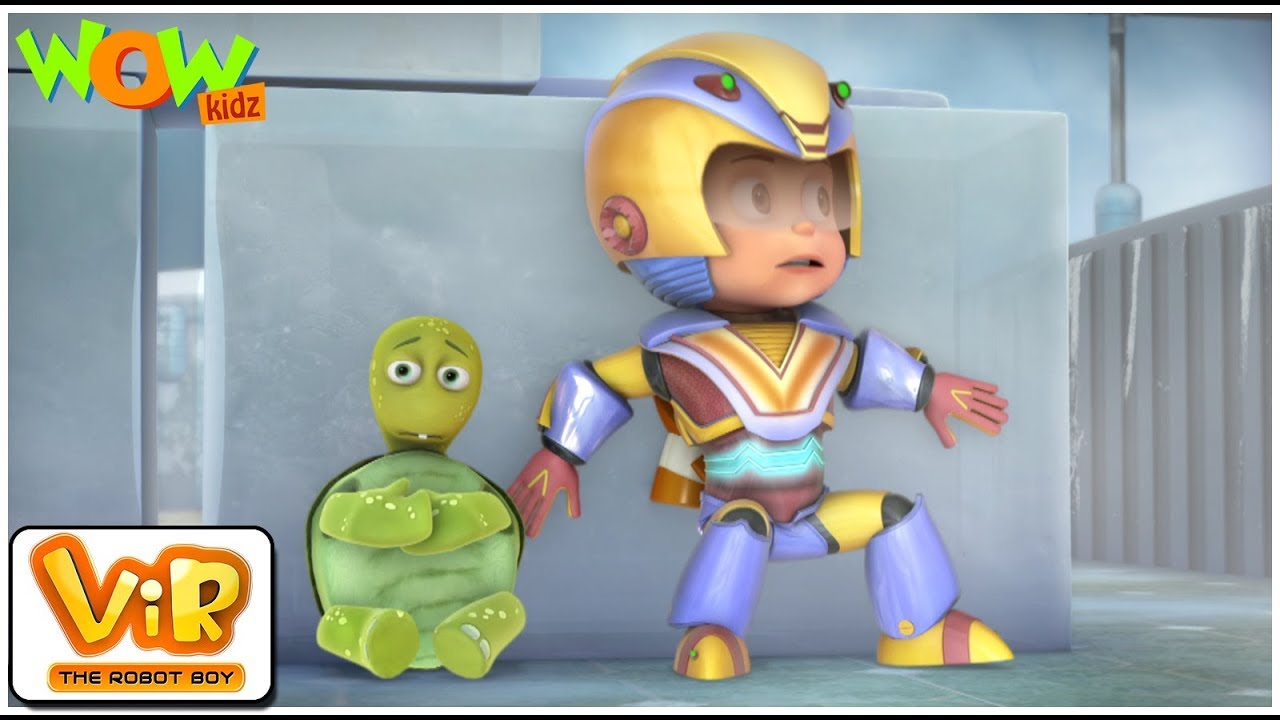 Vir The Robot Boy | Hindi Cartoon For Kids | The turtle train | Animated Series| Wow Kidz