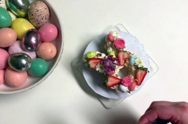 How to create a cute bunny cookie cake for easter