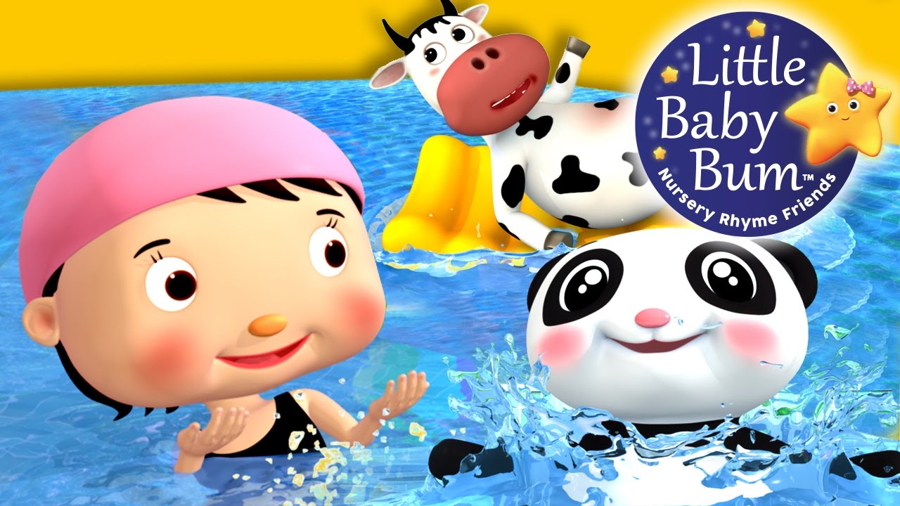 Swimming Song | Little Baby Bum | Nursery Rhymes for Babies | ABCs and 123s