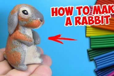 How to make a Rabbit with Clay | Tutorial