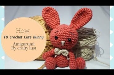 how to crochet cute bunny amigurumi part 1