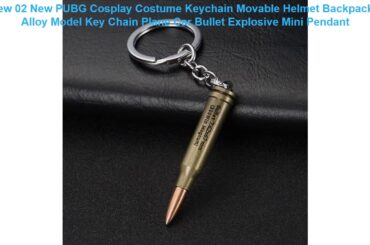 Review 02 New PUBG Cosplay Costume Keychain Movable Helmet Backpack Pa
