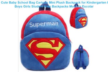 Buy Cute Baby School Bag Cartoon Mini Plush Backpack for Kindergarten