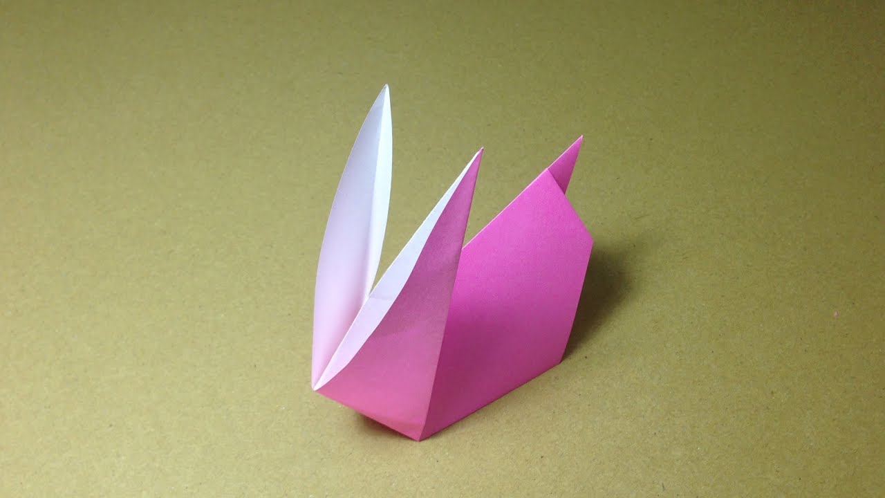 How to Make a Paper Animals / Origami Rabbit / Easy for Children