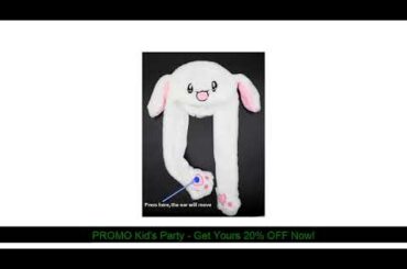 Discount Kocozo Rabbit Hat Moving Ears Cute Cartoon Toy Hat Airbag Kawaii Funny Toy Cap Kids Plush