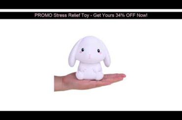 Today Deals Cute Rabbit Slow Rising Squeeze Decompression Toys Stress Reliever Toys Smooshy Mushy T