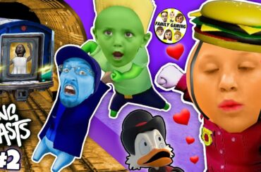 DUCKTALES Treasure Challenge! GANG BEASTS vs. FGTEEV Hot Dog!  Part 2 w/ Chase & Shawn