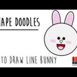 How To Draw A Cute Rabbit - Cony from Line Friends | Shape Doodles | Junior Art Lab