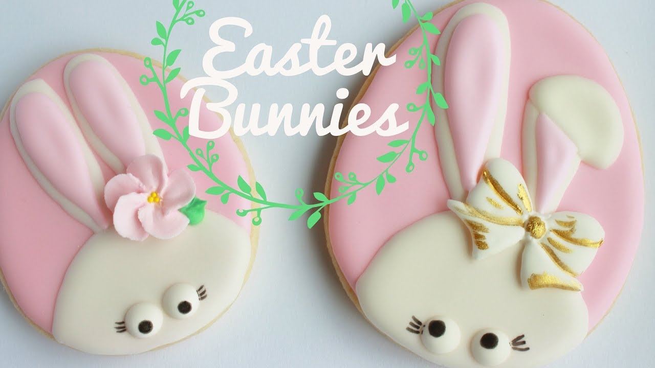 How To Decorate Cute Easter Bunny Cookies