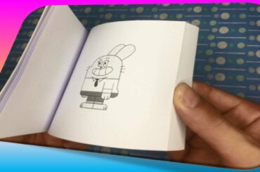 animation | flipbook so cute rabbit | animation flipbook