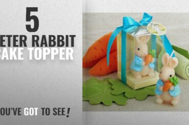 Top 10 Peter Rabbit Cake Topper [2018]: RedC Creative Cute Bunny Cartoon birthday Candle, Smokeless