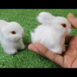 Lovely Simulation  Cute Bunny Rabbit Animal Doll Plush Stuffed Toy Kids !