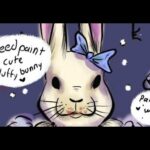 🌈🌠cute fluffy bunny speedpaint🌈🌠