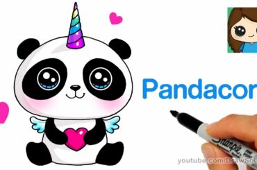 How to Draw a Pandacorn Cute and Easy
