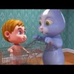 Baby shopping with rabbit – funny baby naughtiness with rhymes #cocomelon #babyvideos   YouTube