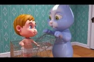 Baby shopping with rabbit – funny baby naughtiness with rhymes #cocomelon #babyvideos   YouTube