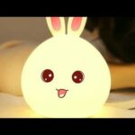 New style Rabbit LED Night Light For Children Baby Kids Bedside Lamp Multicolor