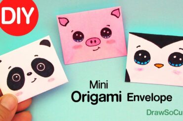 How to Make a Mini Origami Envelope Super Easy